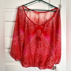 Sheer blouse. Bundle $10 items at 2/$10